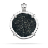 Atocha Coin Silver 4 Prong Bezel